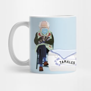 Bernie is selling tamales Mug